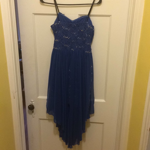Navy blue prom dress - Picture 6 of 7
